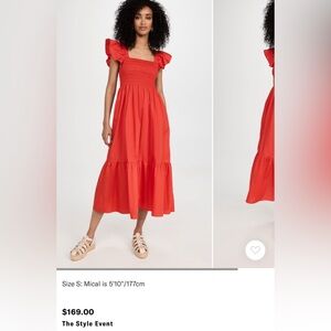 o.p.t Tuscany Dress (red/orange)